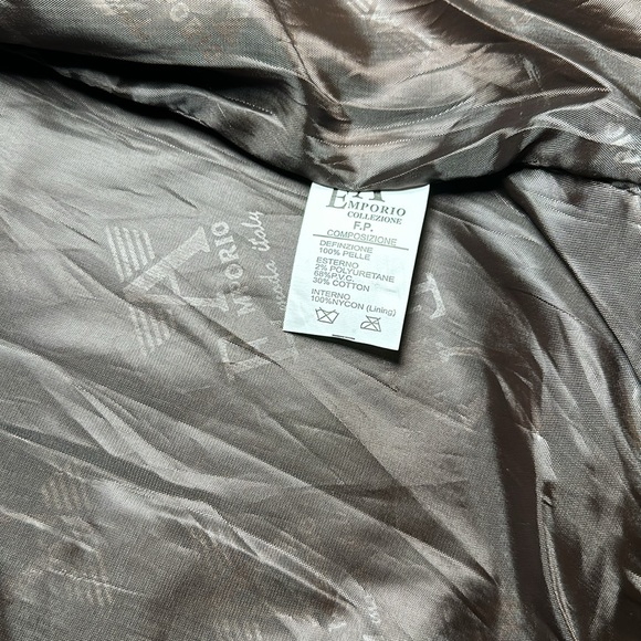 A Emporio Confezioni Italian Leather Suede Jacket - Medium - Picture 7 of 10